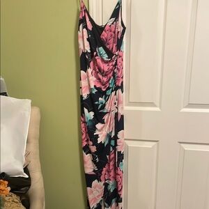 Fashion Nova Pink Slip Maxi Dress Spaghetti Strap